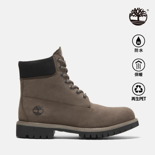 Timberland 男款棕色Timberland R Premium防水6吋靴(A2P6WEM5)