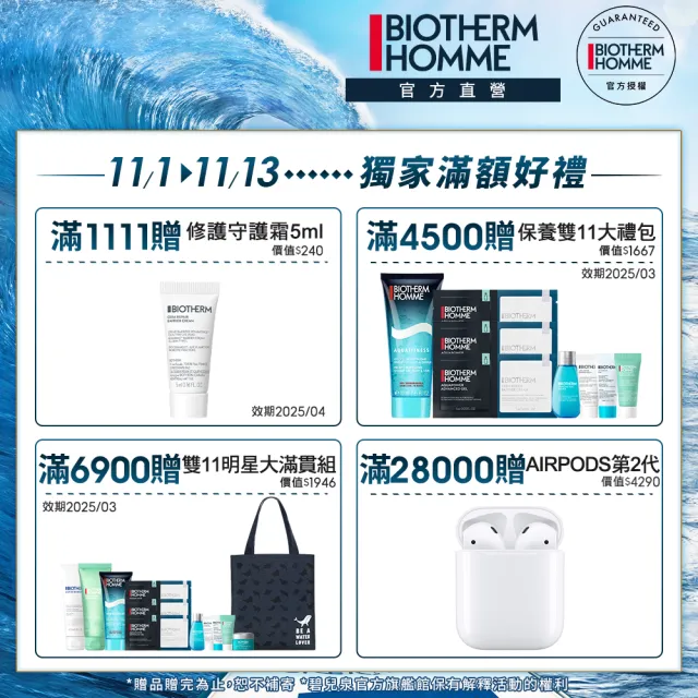 【碧兒泉】官方直營 男仕 活泉保濕機能水 200ml(BIOTHERM化妝水)