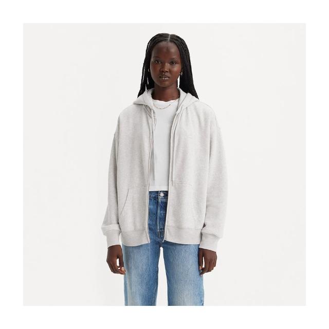【LEVIS】女款 長袖LOGO連帽外套 熱賣單品 A5945-0004