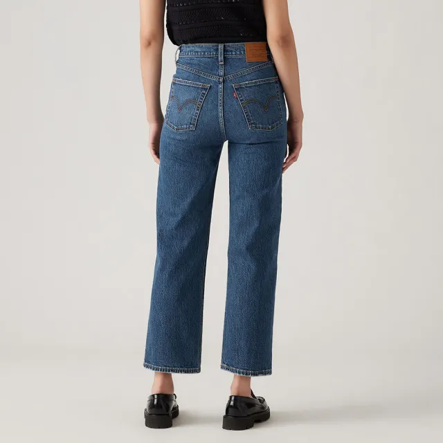 【LEVIS】Ribcage Straight Ankle女款超高腰直筒及踝丹寧牛仔褲 熱賣單品 72693-0218