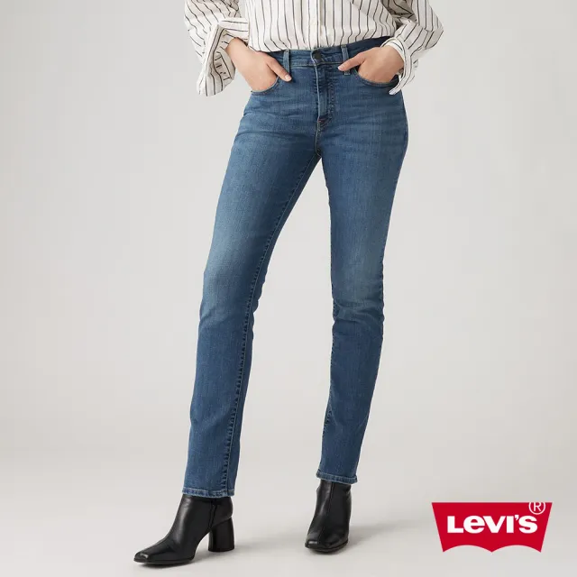 【LEVIS】724 女款高腰直筒丹寧牛仔長褲 熱賣單品 18883-0207