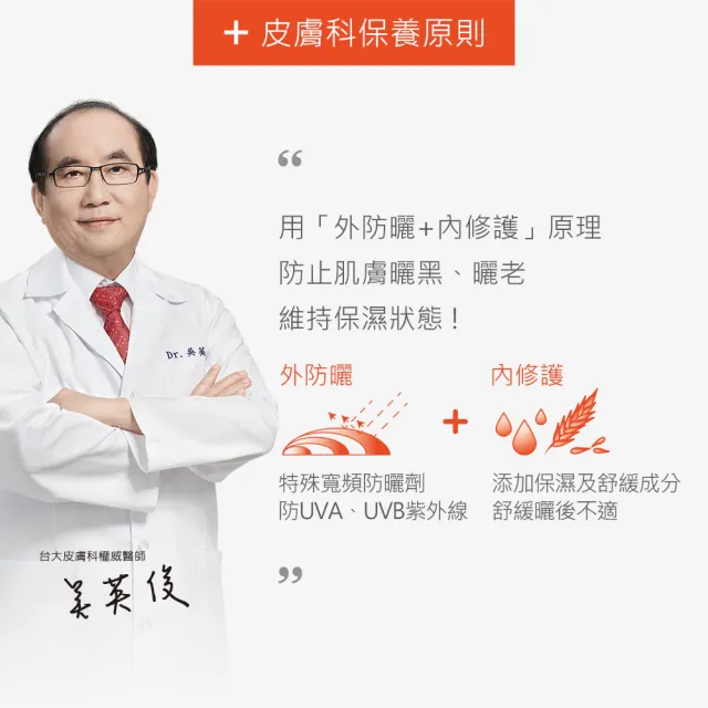 【DR.WU 達爾膚】全日保濕防曬乳SPF50+ 35ML(無色款/潤色款 任選)