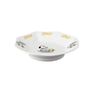 【yamaka】SNOOPY史努比 陶瓷八角餐盤 19cm 咀嚼(餐具雜貨)