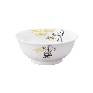 【yamaka】SNOOPY史努比 陶瓷餐碗 18cm 咀嚼(餐具雜貨)