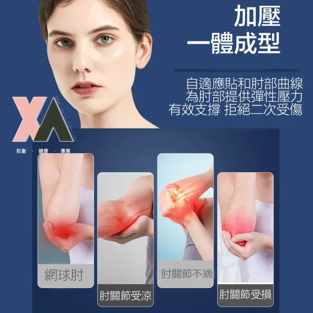 【XA】艾草款石墨烯護肘SMXHZ一雙入(遠紅外線/升溫發熱/循環熱能/羽毛球/護肘/手肘/運動/特降)