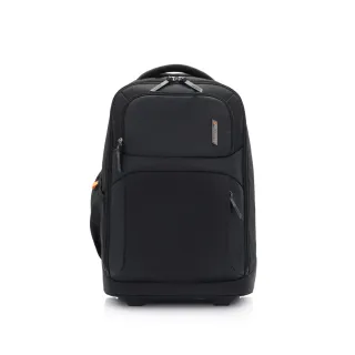 【AMERICAN TOURISTER 美國旅行者】SEGNO 2.0 日常商務多功能拉桿後背包16吋(黑)