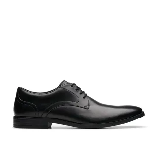 【Clarks】男鞋 Brandon Lace 杏仁鞋頭素面德比鞋 皮鞋(CLM78489D)