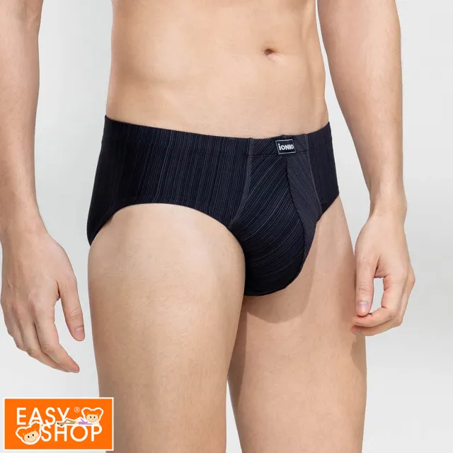 【EASY SHOP】iONNO-Marvelous系列-莫代爾透氣三角男內褲(黑)
