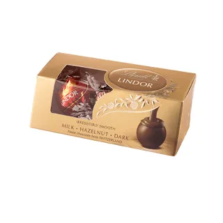 【Lindt 瑞士蓮】Lindor夾餡綜合巧克力 3入*6盒(巧克力)