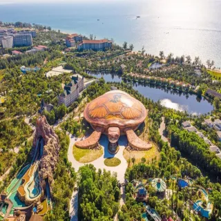 【喜鴻假期】【富國島輕旅５日】珍珠樂園海龜水族館、大世界貢多拉遊船、地中海煙火、五星渡假酒店