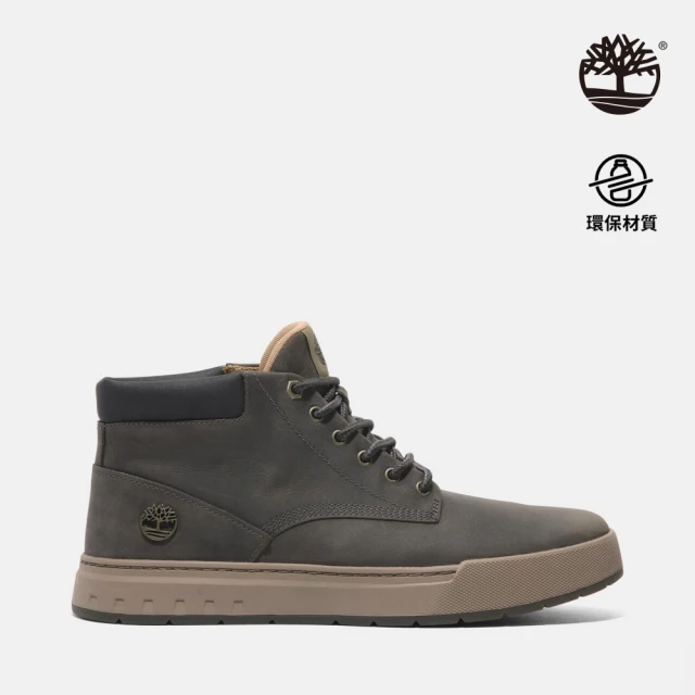 Timberland 男款鐵鏽色皮革中筒休閒鞋(A69JSE