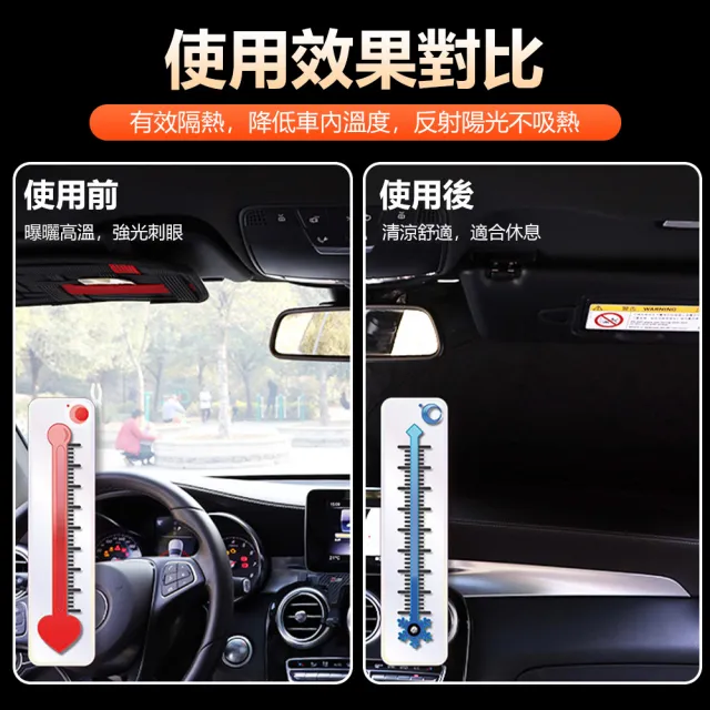 【YORI 優里】車用加厚前擋玻璃罩 汽車半罩(引擎蓋車罩 前檔車罩 轎車休旅車SUV 遮光隔熱遮陽)