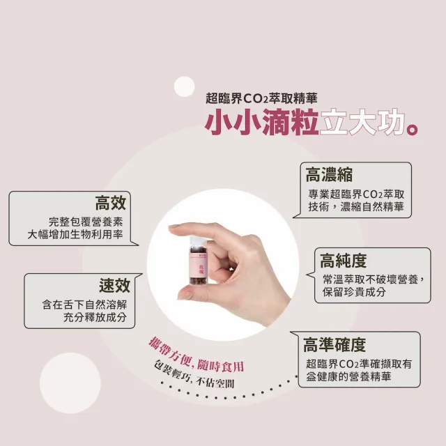 【聖力達生技】玫瑰-舌下吸收精華(養顏美容・4.6g/瓶/約180粒)