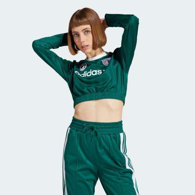 adidas 愛迪達 短版長袖上衣 女 - Originals IR9803