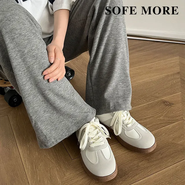 【SOFE MORE】日系簡約風休閒懶人鞋 透氣半拖鞋 厚底休閒鞋 便捷穿脫休閒鞋 軟底防滑鞋(懶人鞋)