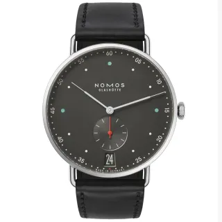 【NOMOS】Metro系列 手動上鍊 小秒針 經典機械腕錶 禮物推薦 送禮首選 38.5mm(1103)