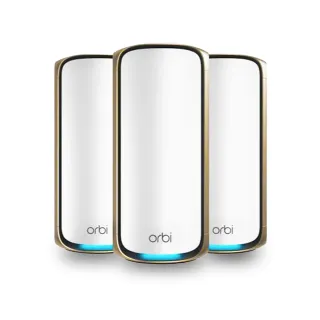 【NETGEAR】Orbi RBE973 BE27000  四頻 WiFi 7 Mesh 延伸系統 路由器+2衛星(Mesh分享器)