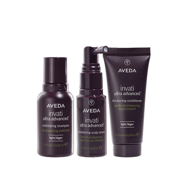 AVEDA 蘊活煥欣旅行組(洗髮精50ml＋潤髮乳40ml＋豐盈精華30ml)