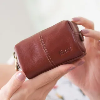 【FOCUS】真皮造型鑰匙零錢包FTA0033(真皮包包 義大利植鞣革/頭層牛皮/零錢包)