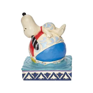 【Enesco】精品家飾 SNOOPY 史努比海灘球居家擺飾