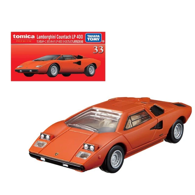 TOMICA 汽車世界 多美小汽車 PREMIUM 藍寶堅尼 COUNTACH LP400 初回 No.33