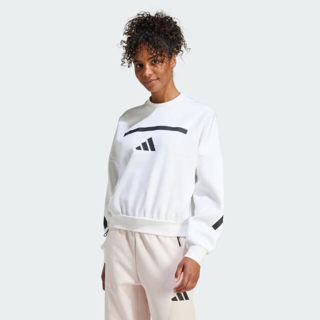 【adidas 愛迪達】Z.N.E. 長袖上衣 大學T 女 JI7554