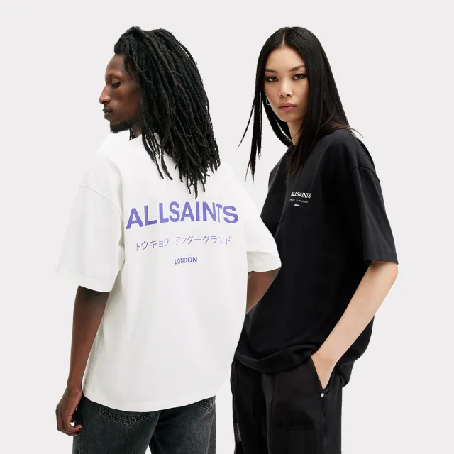 【ALLSAINTS】純棉寬鬆LOGO短袖UNDERGROUND T恤(多款任選)