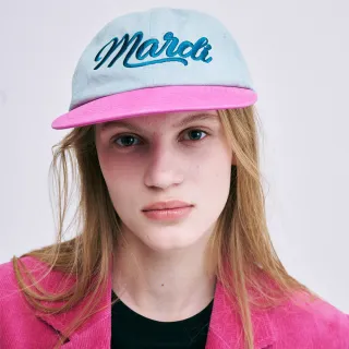 【MARDI MERCREDI】雙色復古棒球帽 薄荷綠 紫紅 草寫LOGO 可調式 CAP MARDI VINTAGE LOGO TWO TONE