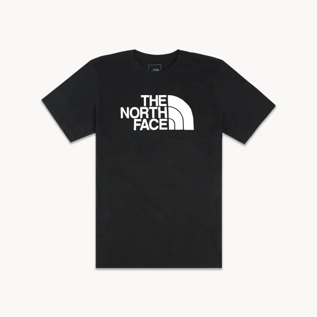 【The North Face】北臉短袖 男款 前後小LOGO 素面 短TEE 棉質 短袖T恤(百搭爆款/男女組合/大LOGO)