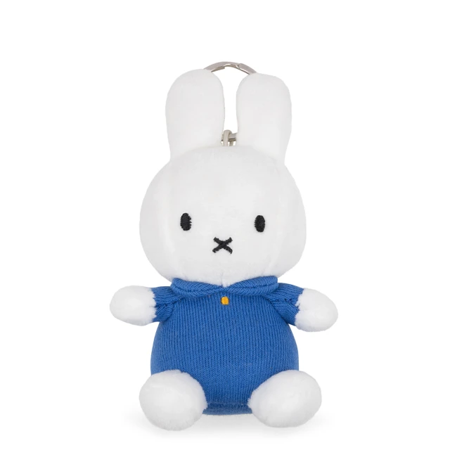 BON TON TOYS Miffy米菲兔鑰匙圈-經典藍(10cm 玩偶、娃娃、鑰匙圈)