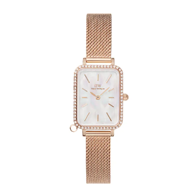 【Daniel Wellington】Quadro Charm Bezel 20x26mm(兩色任選)