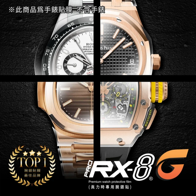 RX-8 第7代保護膜 A. LANGE & S☆HNE 朗格 鍊帶款 系列貼膜 含鏡面、外圈(不含手錶)