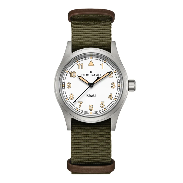 HAMILTON 漢米爾頓HAMILTON 漢米爾頓 卡其陸戰 Quartz 石英腕錶 38mm(石英 中性 尼龍帶 H69401910)