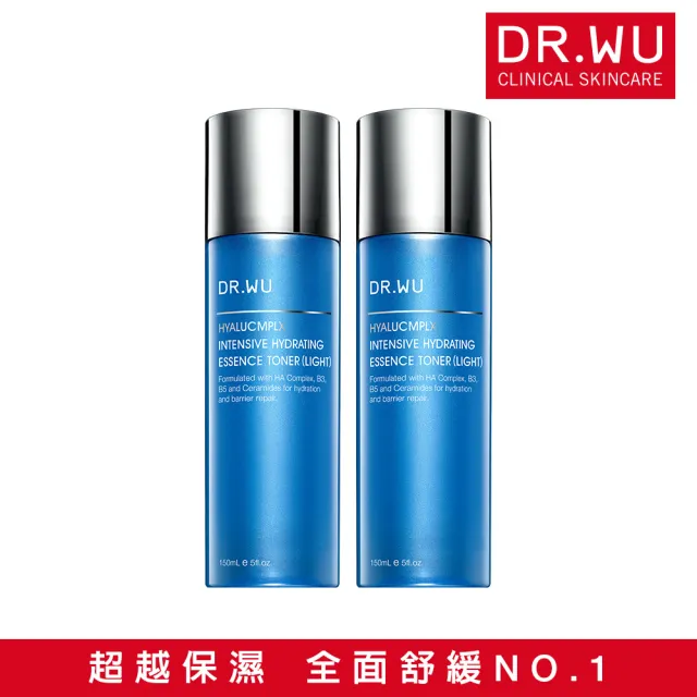 【DR.WU 達爾膚】玻尿酸保濕精華化妝水150ML(清爽型 2入組)