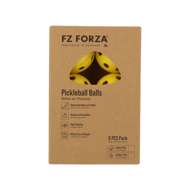 FZ FORZA PICKLEBALL 匹克球 -6PCS(26孔/20孔 室內/室外)