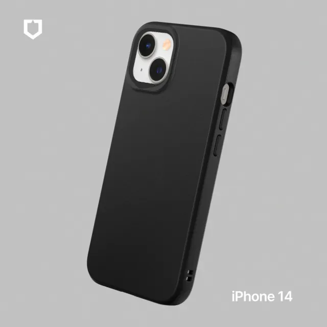 【RHINOSHIELD 犀牛盾】iPhone 11-15全系列 SolidSuit 經典防摔背蓋手機保護殼(經典黑)