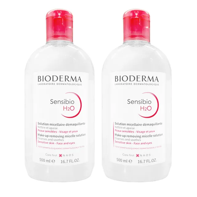 【BIODERMA】舒敏高效潔膚液 500ml*兩入組(國際航空版)(卸妝)