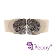 【Decoy】宮廷巴洛克 古銅彈性腰封(顏色可選)