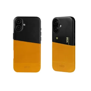 【alto 奧沰】iPhone 16 Plus 6.7吋 Metro系列 插卡式輕薄防摔皮革手機殼(真皮 插卡 防摔 輕薄)