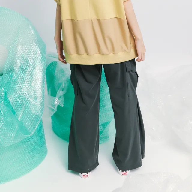 【Dailo】工裝大口袋長腿褲(綠 咖 灰/魅力商品)