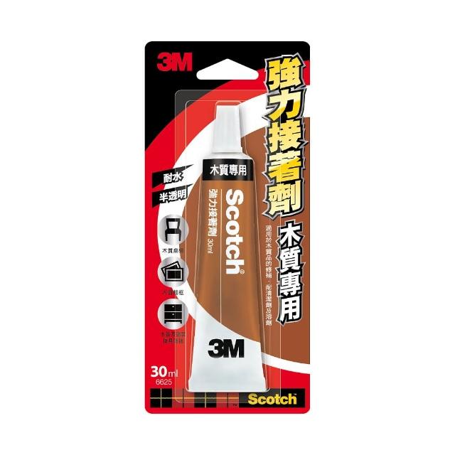 【3M】6625 木質用強力接著劑 30ml (黏貼 工藝 手作 美勞 作品)