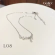 【Golicc】氣質輕奢 水晶珍珠項鍊 多款任選(雙十 萬聖節 生日 鎖骨鍊 項鍊 飾品 禮物)