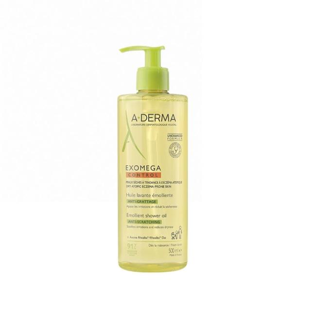 【A-DERMA 艾芙美官方直營】新葉益護佳沐浴露500ml(舒緩乾癢/嬰幼兒敏弱肌適用/泡澡沐浴油)