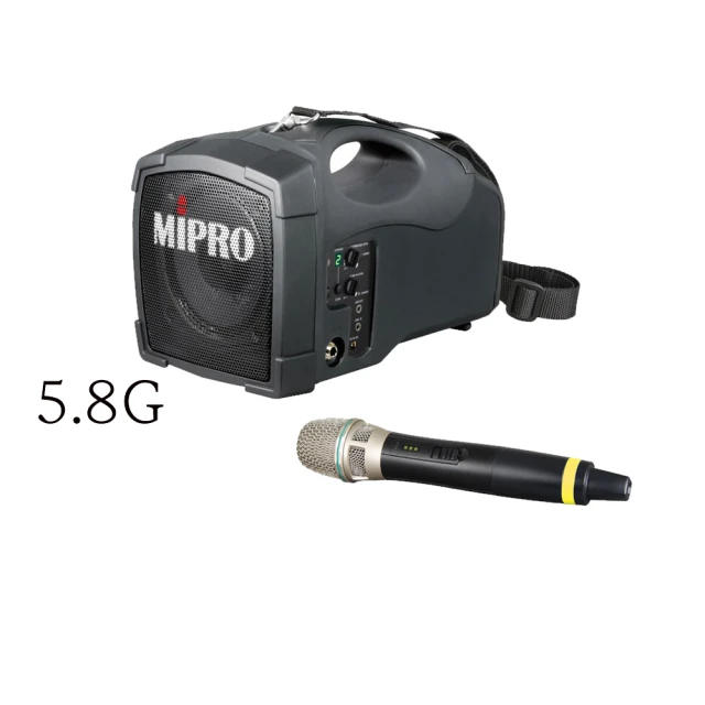 【MIPRO】超迷你肩掛式藍芽無線喊話器5.8G(MA-101G)