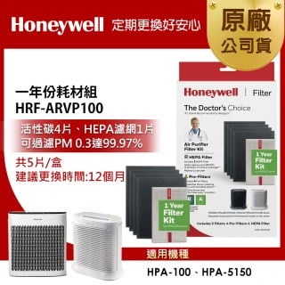 【美國Honeywell】一年份耗材組 HRF-ARVP100(適用HPA-100 / HPA-5150WTWV1)