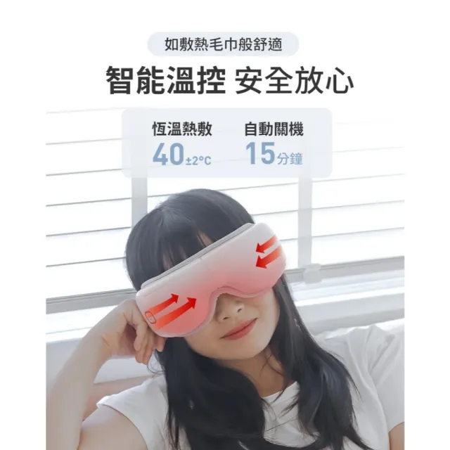 【3ZeBra 三隻斑馬】5C熱敷按摩眼罩 小資款 G05-12-1(無線眼部按摩器 熱敷眼罩  父親節禮物)