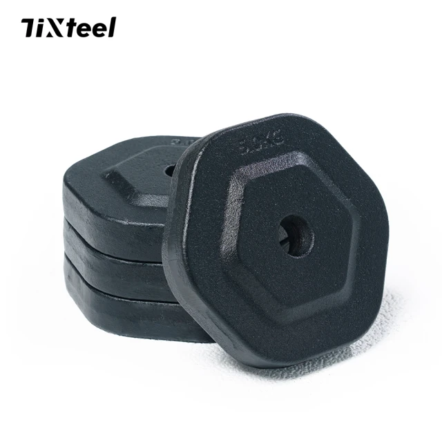 Tixteel XT-六邊型槓片5KG-4入(1吋槓心可通用)