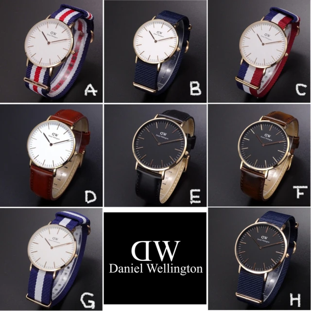 Daniel Wellington 瑞典時尚風格男性腕錶-DW00100030/275/DW00100003/109/127/125/DW00100004/277