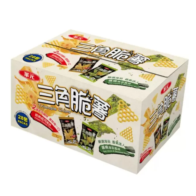 【美式賣場】華元 三角脆薯分享箱x2箱(36gx28包/箱)