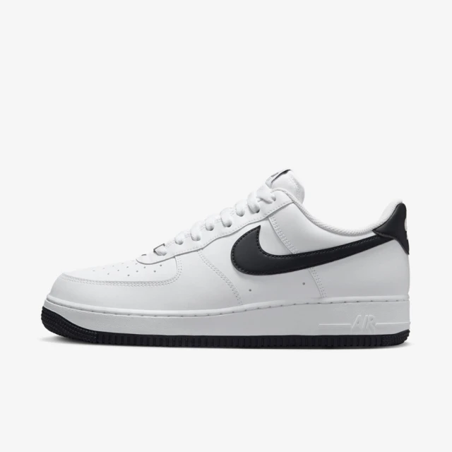 NIKE 耐吉 Air Force 1 07 男女 休閒鞋 運動 經典 低筒 緩震 百搭 白黑(FQ4296-101)